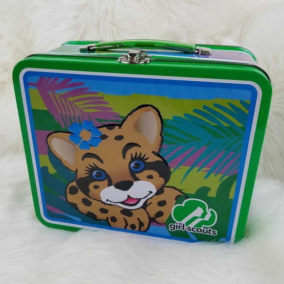 Rare Girl Scout Thin Mint Tin LunchBox os - Picture 3 of 7